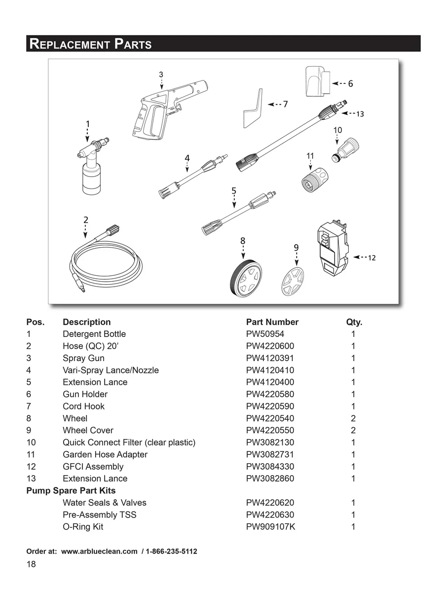 AR BLUE CLEAN, AR112ST, IPL.18